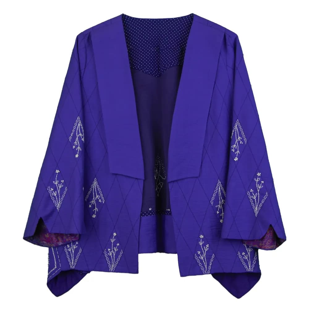 کت بنفش دستدوزی yst