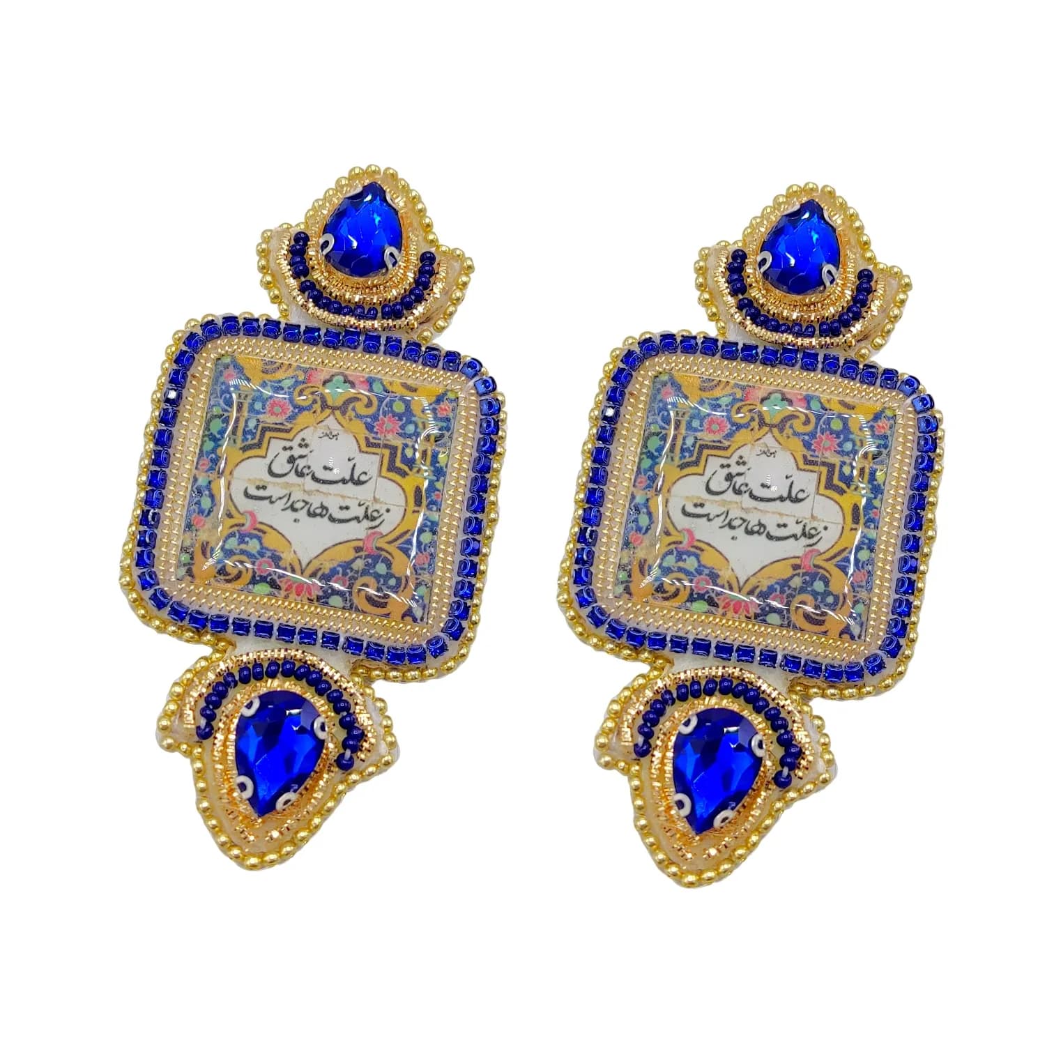 گوشواره جواهردوزی علت عشق blt
