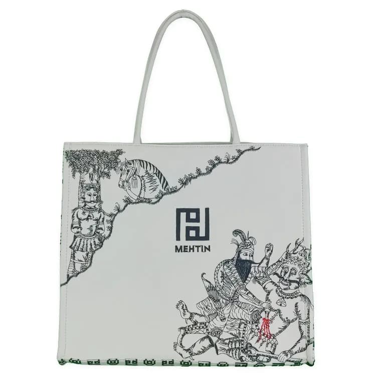 رستم و دیو بزرگ tote bag mht