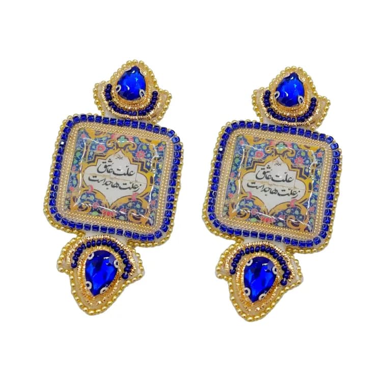 گوشواره جواهردوزی علت عشق blt