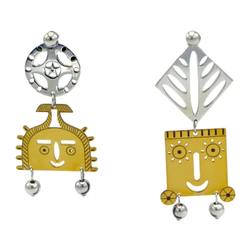 گوشواره برنجی زنانه rda 16723