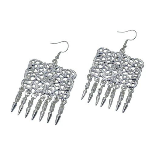 گوشواره استیل زنانه مربع آویز blt 22484