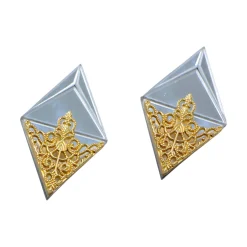 گوشواره برنجی زنانه rococo mim 22350
