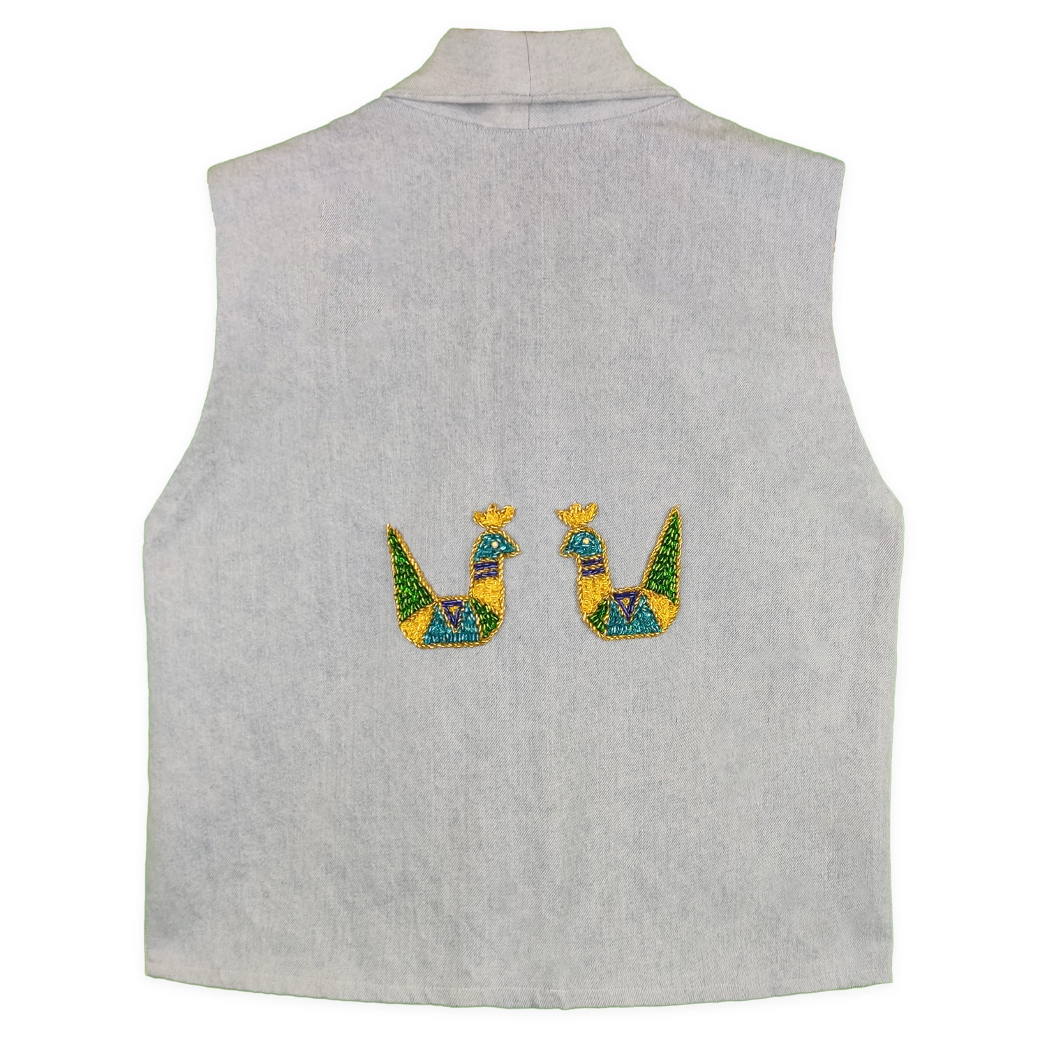 جلیقه جین زنانه تاجی tji