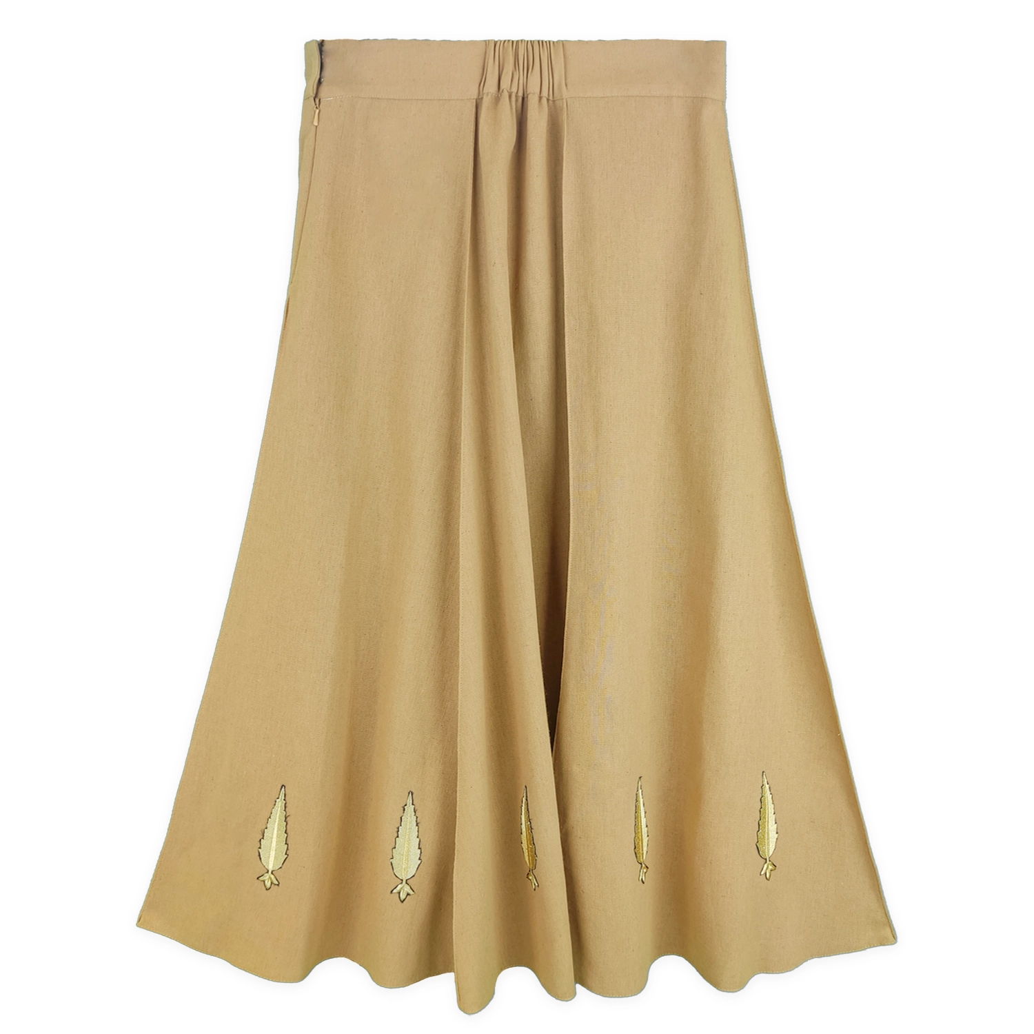 دامن لینن زنانه سرو کرم mra