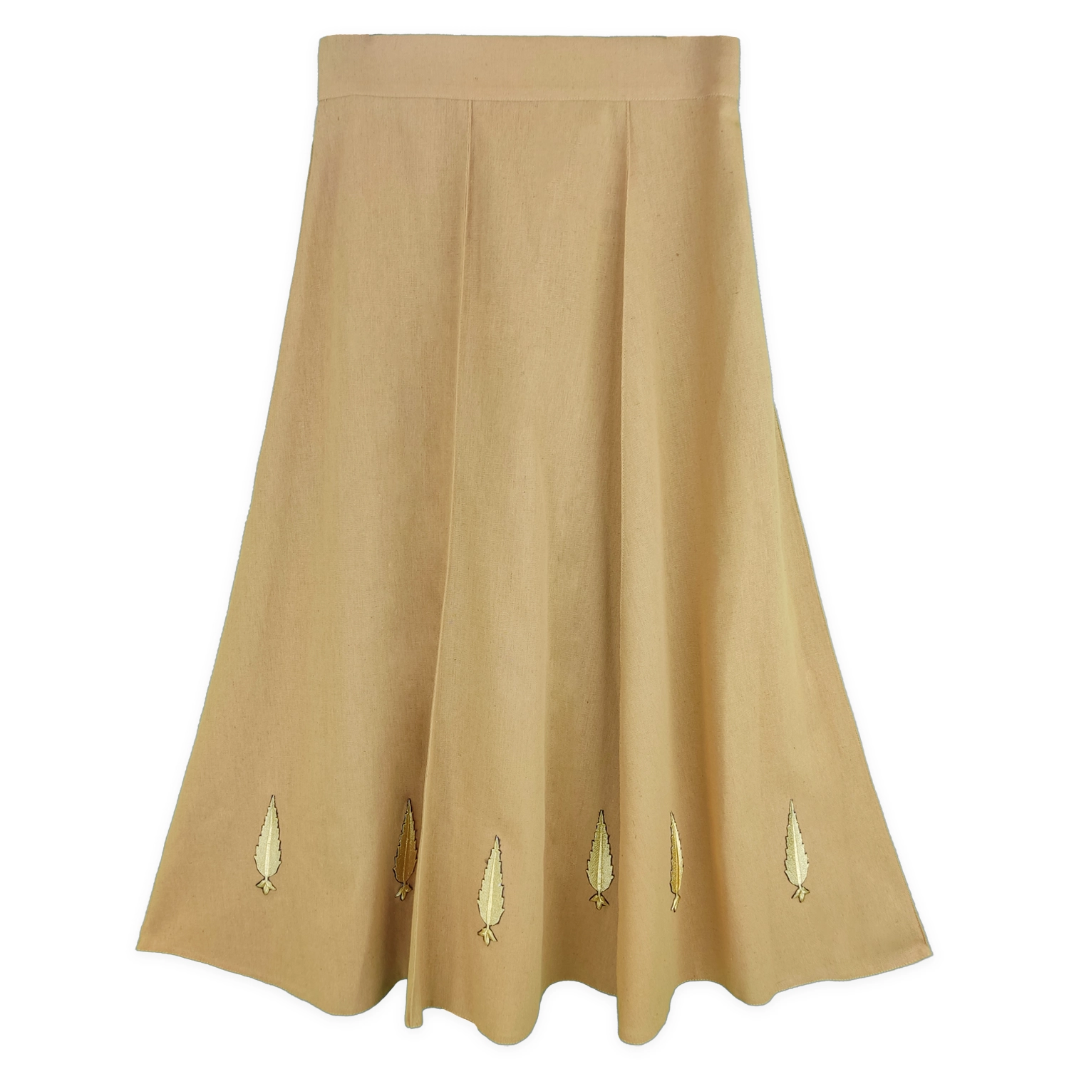 دامن لینن زنانه سرو کرم mra