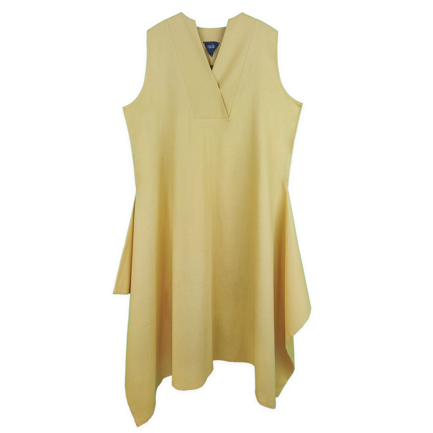 پیراهن زنانه بلند مستطیل یقه هفت frc