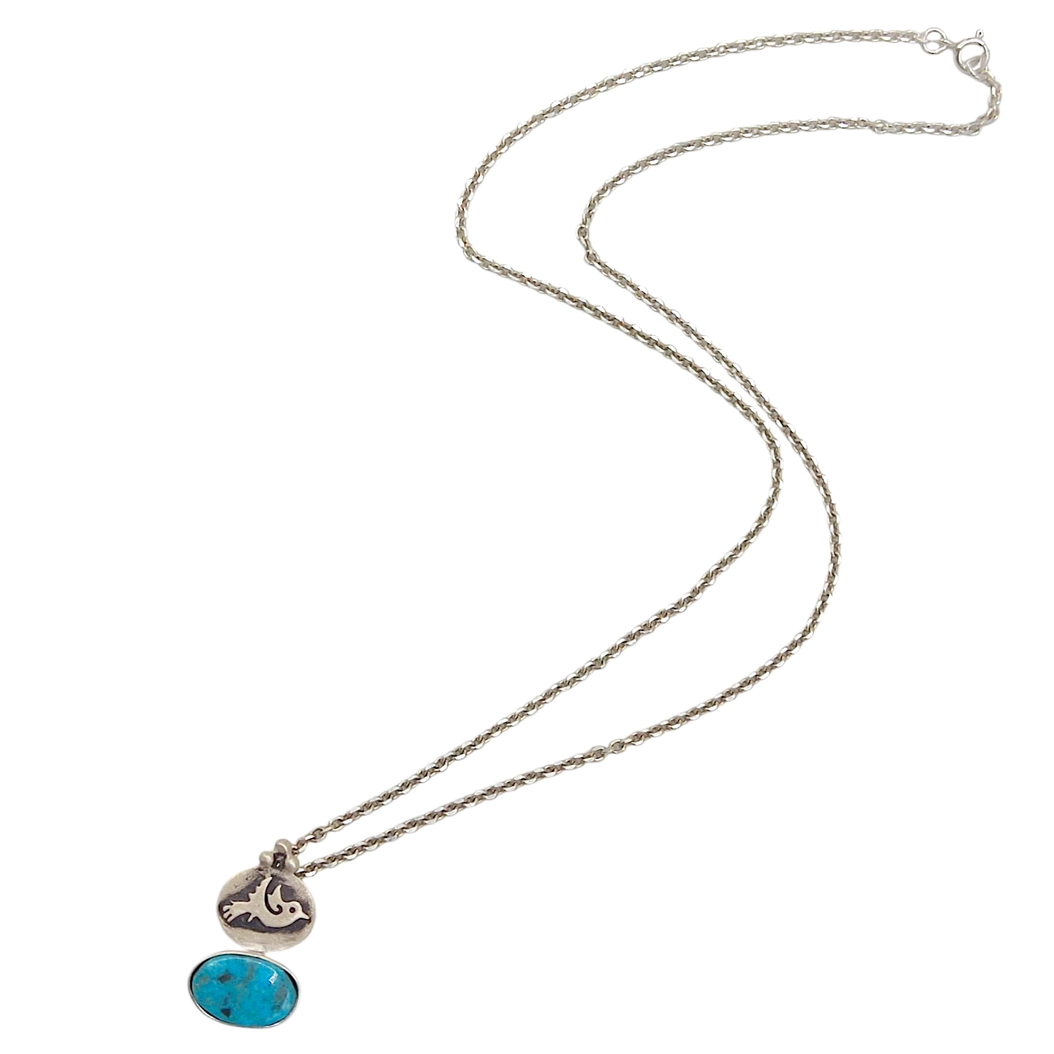 گردنبند نقره زنانه نگین دار mkh