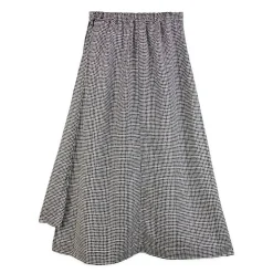 دامن جیب دار خال خالی prm