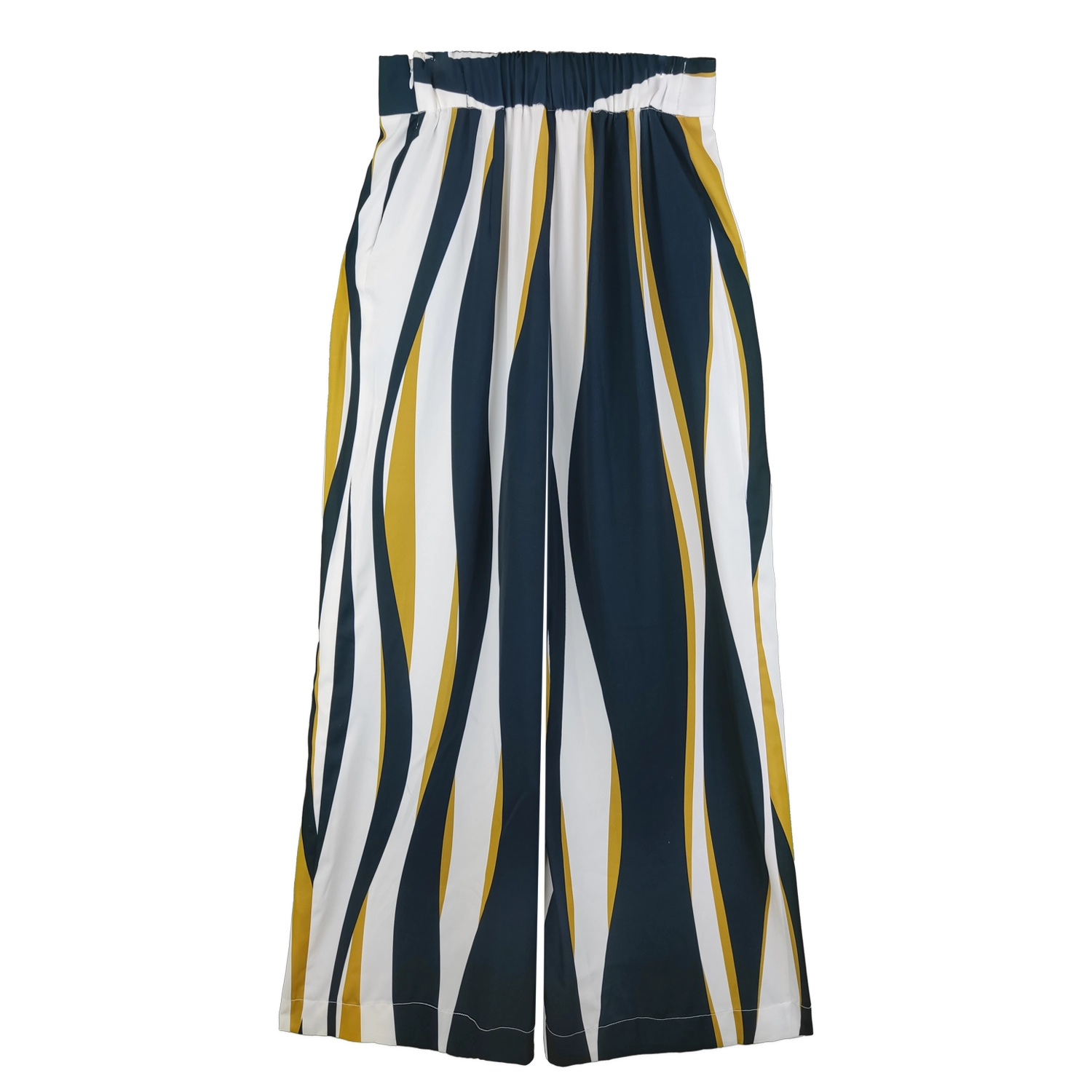 شلوار کرپ زنانه راه راه نازک ngh