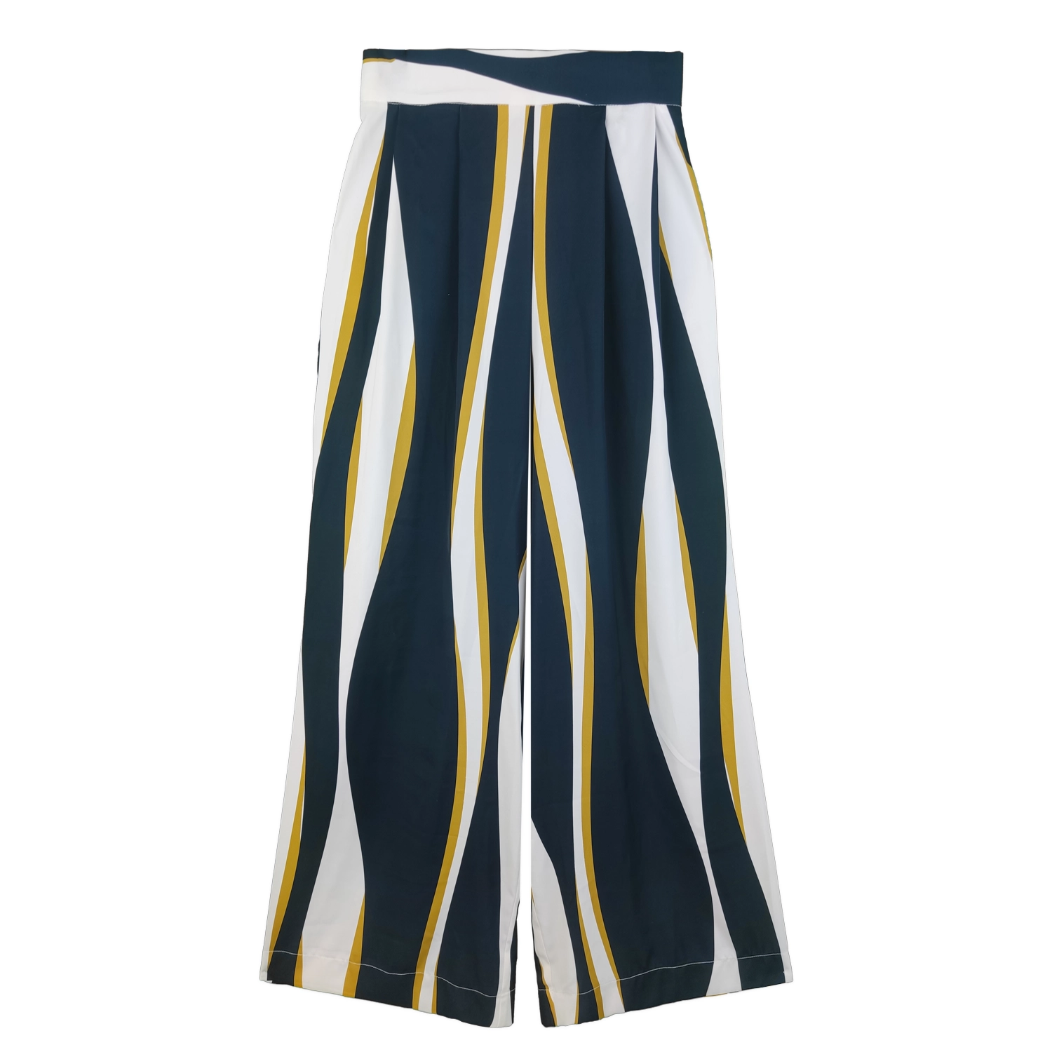 شلوار کرپ زنانه راه راه نازک ngh