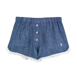 شلوارک زنانه آبی تیره سایز brz L