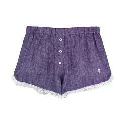 شلوارک زنانه بنفش سایز brz XL