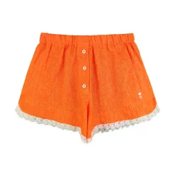 شلوارک زنانه نارنجی سایز brz L