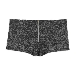 شلوارک زنانه پولکی مشکی سایز brz L