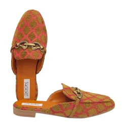 اسلیپر زنانه ژاکارد شازده قرمز 24219 dok