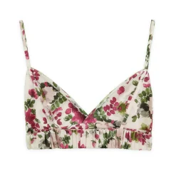 تاپ دکلته گل گلی کرم 10602 lbs