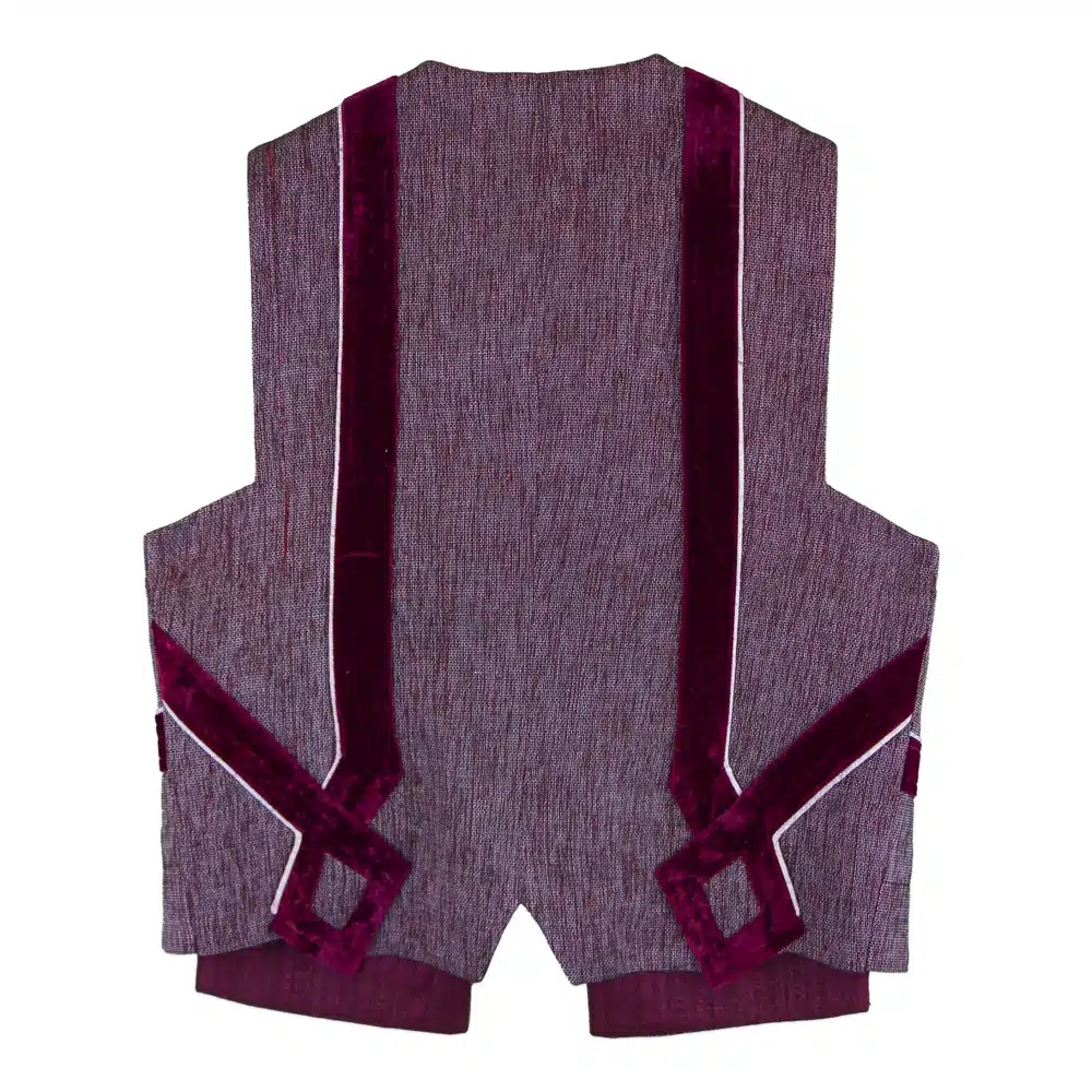 جلیقه زنانه حاج زرشکی جلو برش المان مخمل 23781 yes