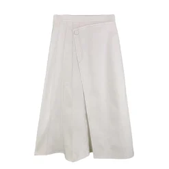 دامن جلو چاک سفید مارمالاد 22802 don