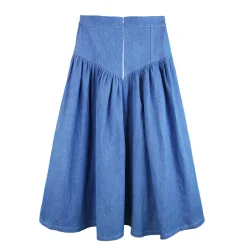 دامن جین آبی 21819 mlm