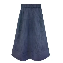 دامن پلیسه باران سورمه ای 24216 jbz