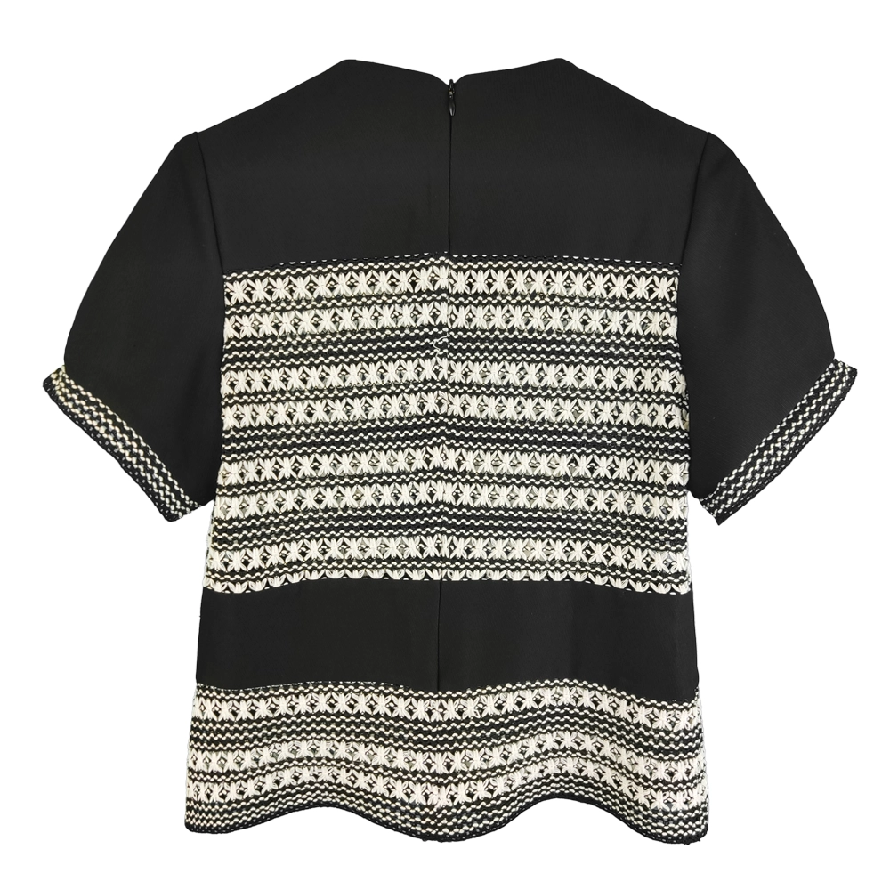 ست تاپ و شلوار مشکی 24203 jas - Image 4