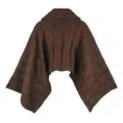 شنل زنانه قهوه ای 24331 brz