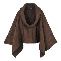 شنل زنانه قهوه ای 24331 brz