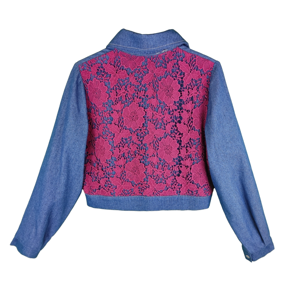 کت جین زنانه آبی 24299 ngh