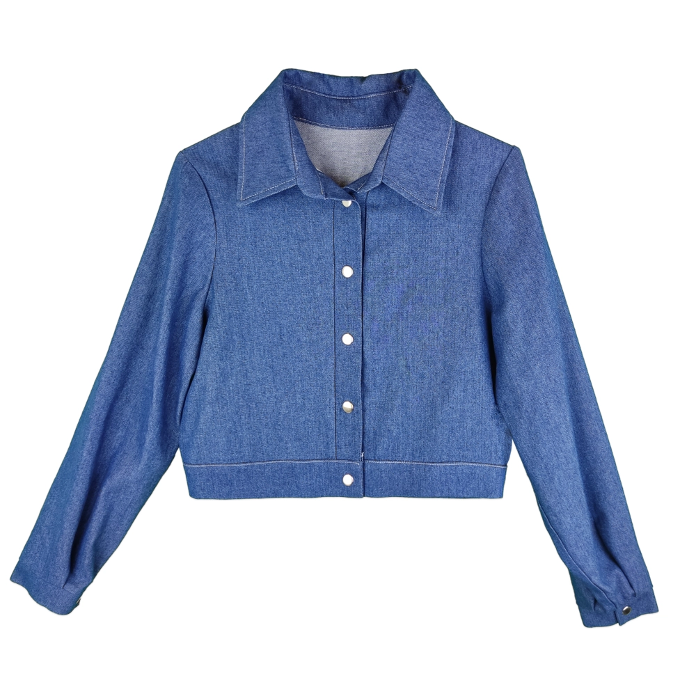 کت جین زنانه آبی 24299 ngh