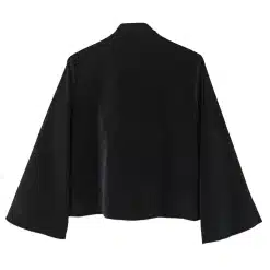 کت زنانه ایران مشکی طلایی 24508 mra