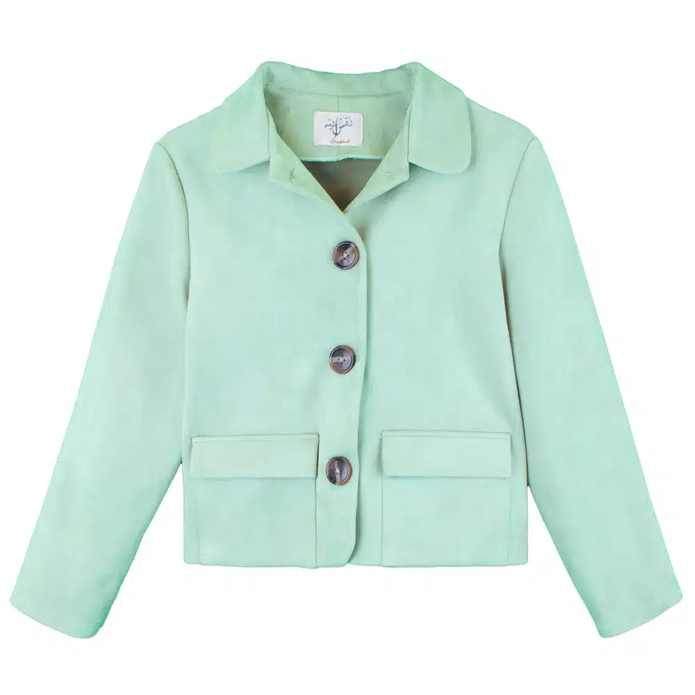 کت سوییت جیر زنانه سبز 24469 ngh