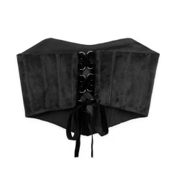 کراپ مخمل مشکی 24147 mnc