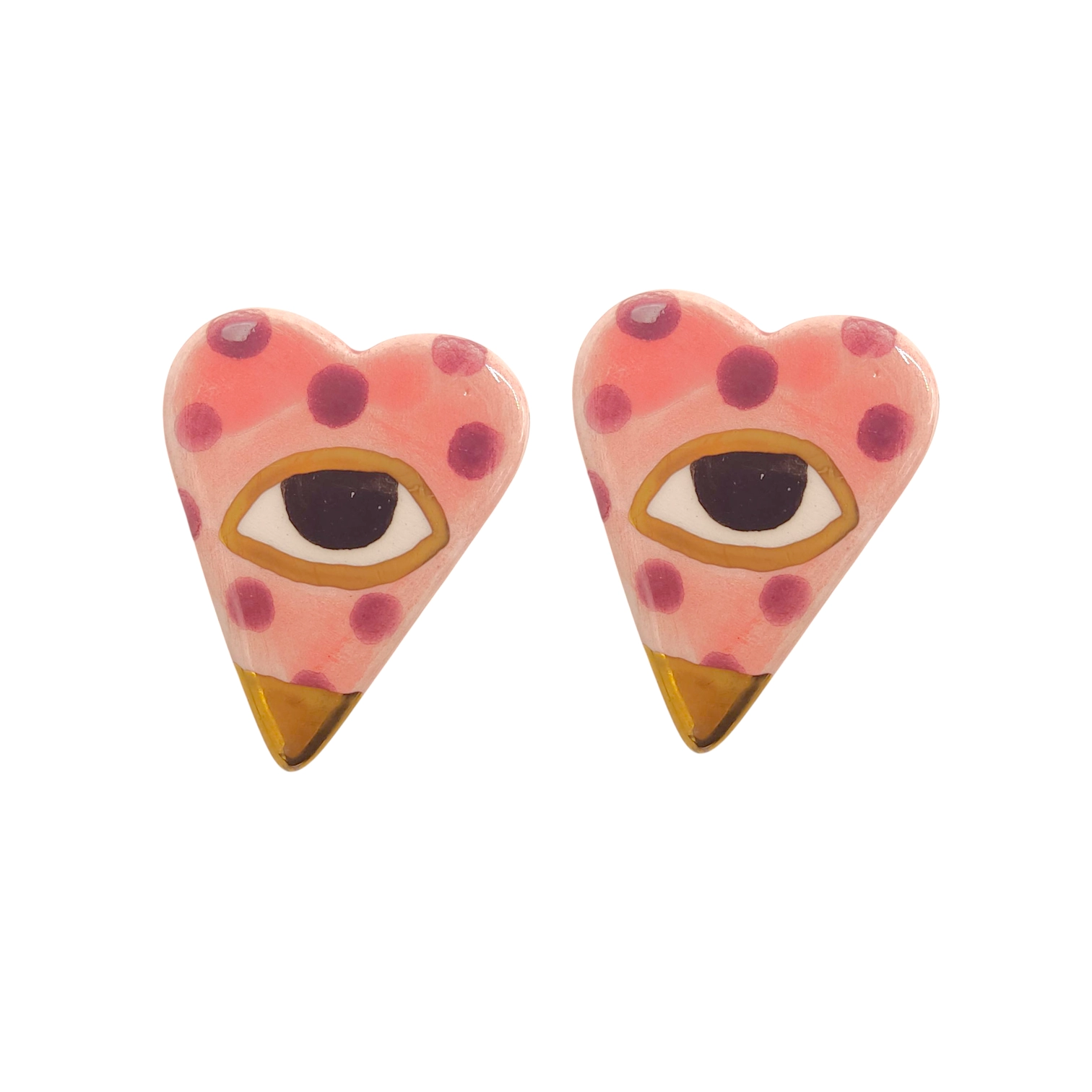 گوشواره سرامیکی زنانه میخی 23743 sas