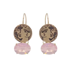 گوشواره نقره زنانه نگین دار 24250 mkh