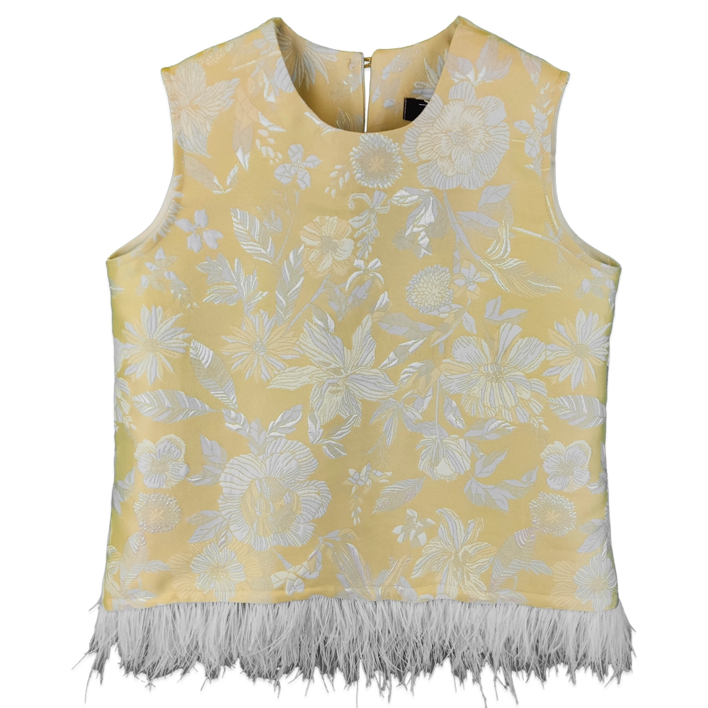 تاپ ژاکارد زنانه پردار 25005 zee