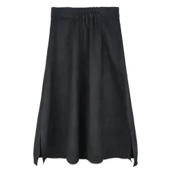 دامن جیرمشکی برش دار بلند jbz 24976