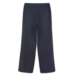 شلوار اپلیکه مخمل زنانه سورمه ای yst 24559