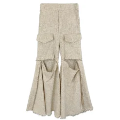 شلوار زنانه بولکه کلوش ریش ریش mas 24869