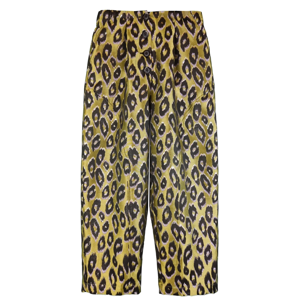 شلوار زنانه پلنگی جلو دکمه دار 20068 lbs (4)