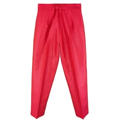 شلوار زنانه گل قرمز 24902 mra