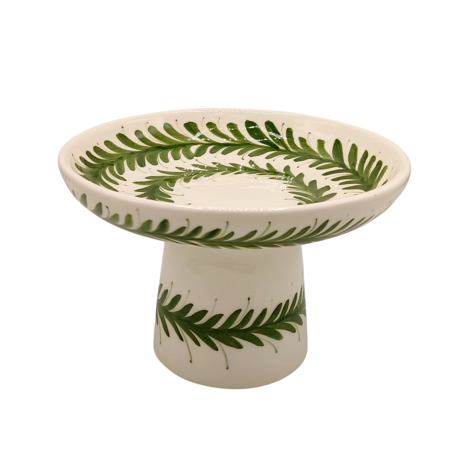 کاسه پایه دار قطر 20 تورفان سبز 24940 ldi