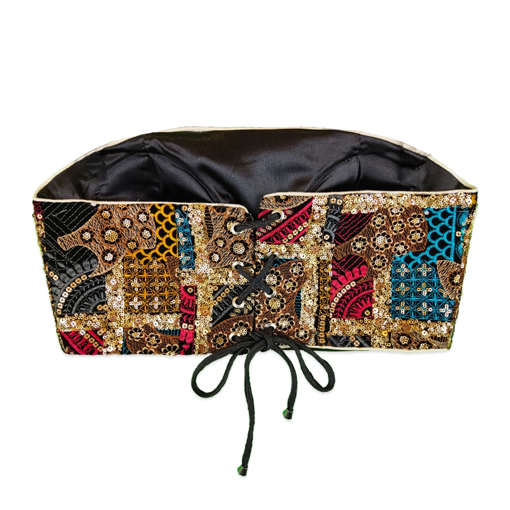 کراپ تاپ زنانه سوزن دوزی ngh 23205