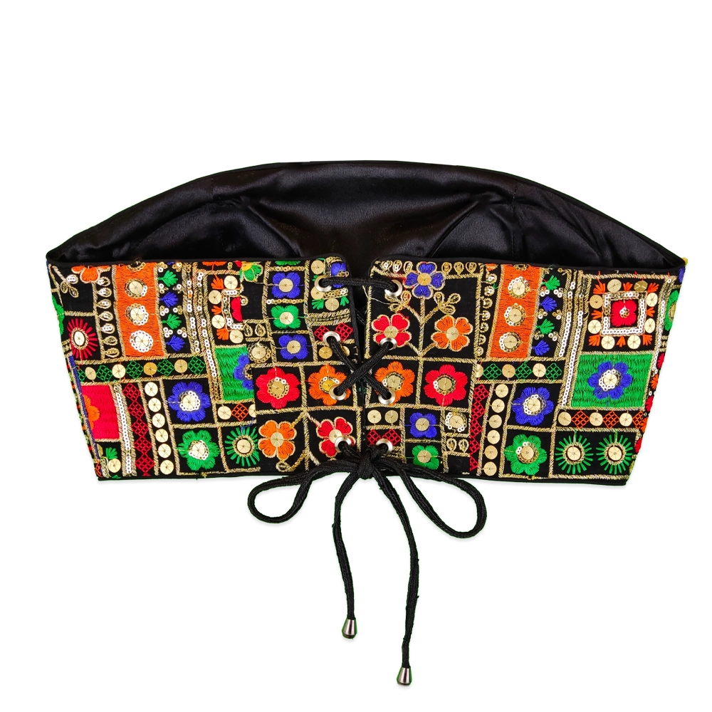 کراپ تاپ زنانه سوزن دوزی ngh 23205