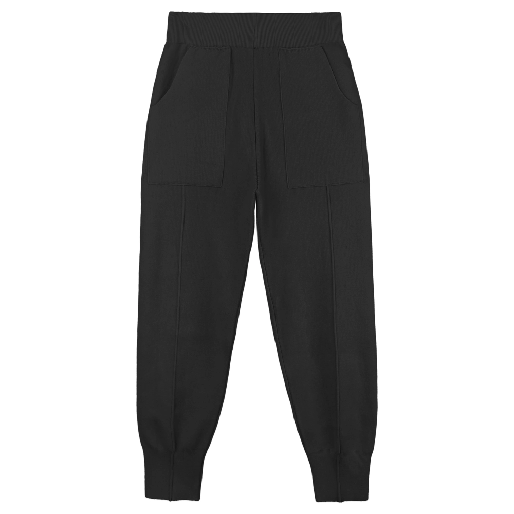 شلوار پشمی زنانه مشکی 25158 brz