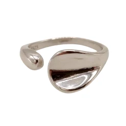 انگشتر نقره زنانه برگی miz 25215