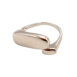 انگشتر نقره زنانه مستطیی miz 25216