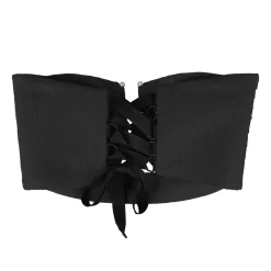 دکلته یو زنانه مشکی hrb 18621