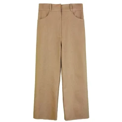 شلوار زنانه جین قهوه ای zee 25661