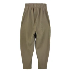 شلوار زنانه قهوه ای کمر مرواریدی hrb 16103